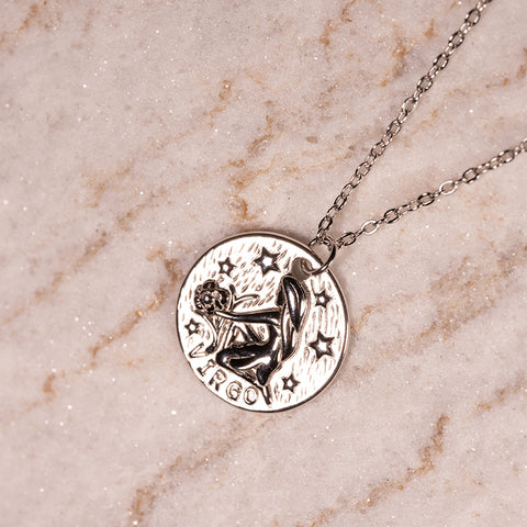 Starry Symbolism - Zodiac Constellations 925 Sterling Silver Necklace