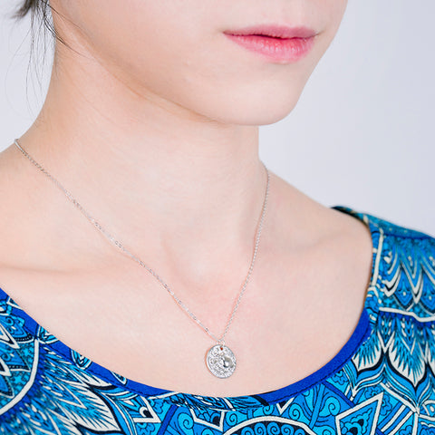 Starry Symbolism - Zodiac Constellations 925 Sterling Silver Necklace