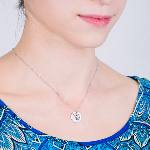 Starry Symbolism - Zodiac Constellations 925 Sterling Silver Necklace