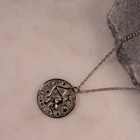 Starry Symbolism - Zodiac Constellations 925 Sterling Silver Necklace