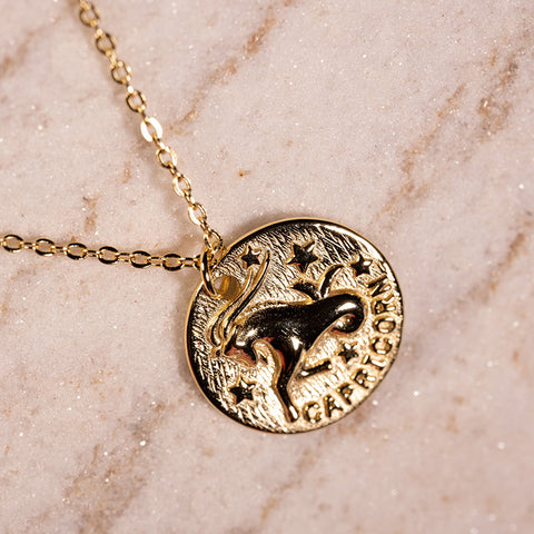 Stellar Signatures - Zodiac Constellations 14k Gold Over 925 Sterling Silver Necklace