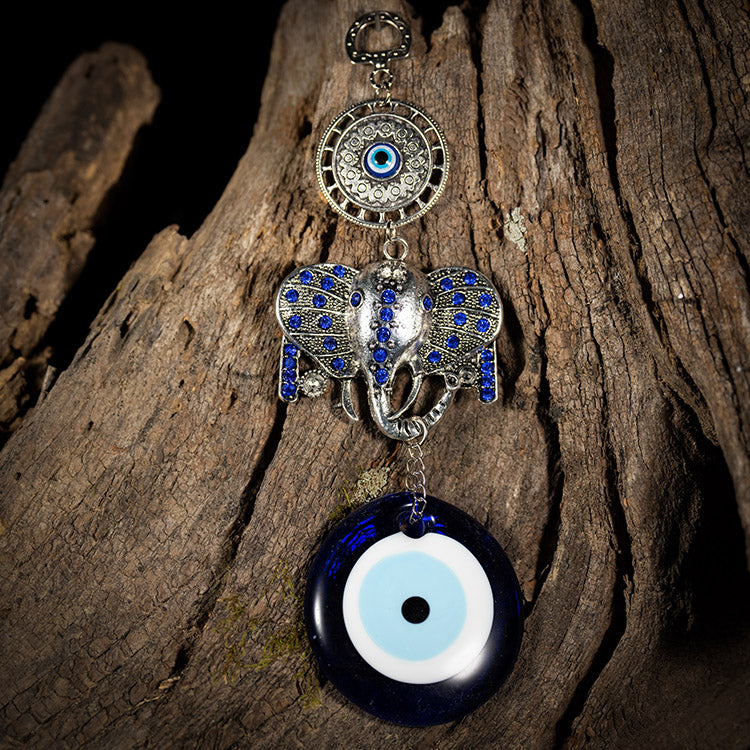 Protection and Luck Talisman - Evil Eye Lucky Elephant Home Blessings