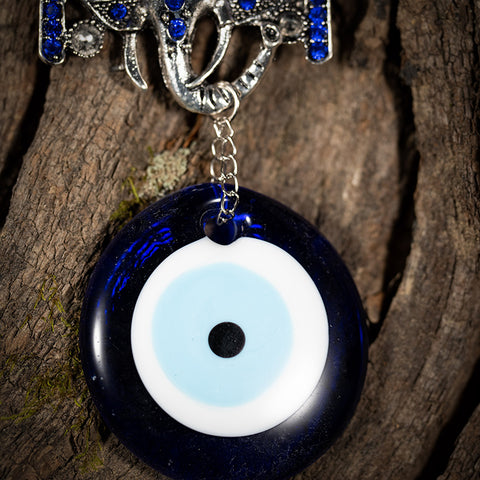 Protection and Luck Talisman - Evil Eye Lucky Elephant Home Blessings