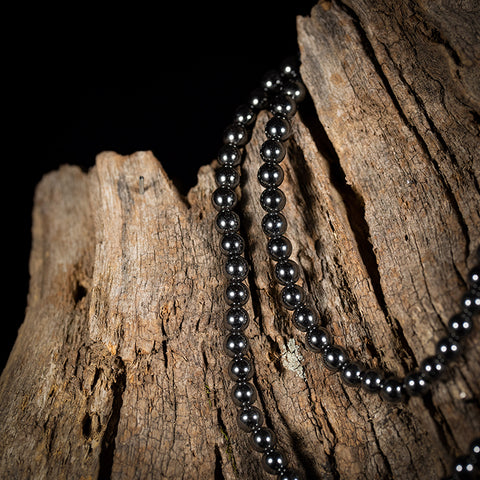 Transcendent Energy - Hematite 108 Beads Tassel Protection Necklace