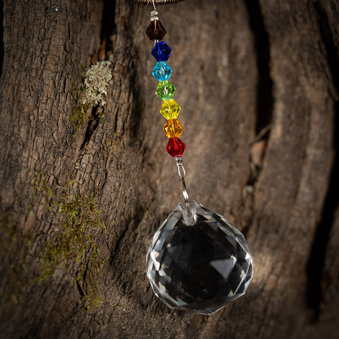 Redemption of the Soul - Tree of Life Multi Stone Sizable Crystal Ball Home Blessing