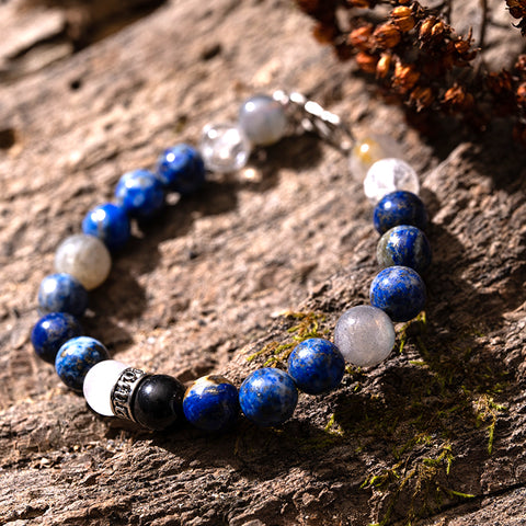 Sight Beyond Sight - Third Eye Chakra Multi Stone Third Eye Charm Bracelet