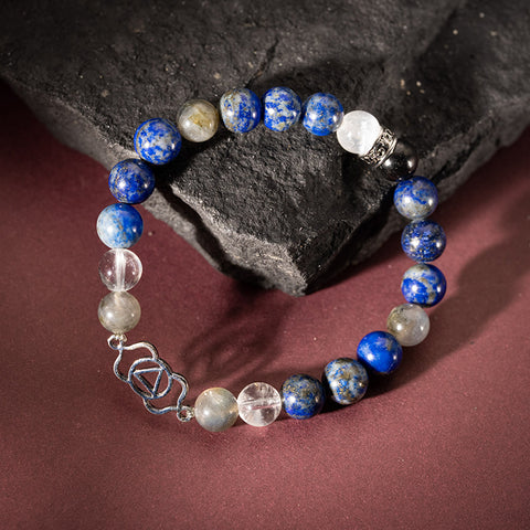 Sight Beyond Sight - Third Eye Chakra Multi Stone Third Eye Charm Bracelet