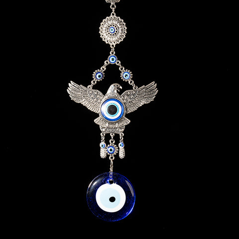 the Strength of Guardian Eagle - Strength Eagle Glass Evil Eye Home Blessings