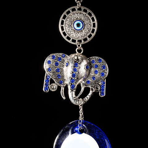 Protection and Luck Talisman - Evil Eye Lucky Elephant Home Blessings