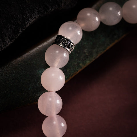 Love's Resonance - Rose Quartz Terahertz Bracelet