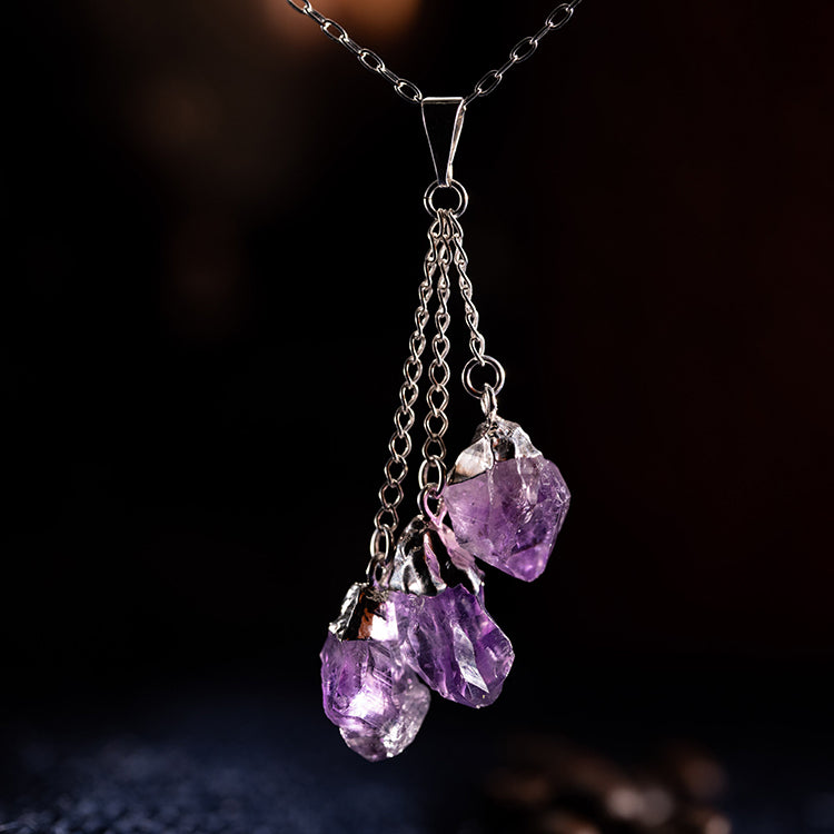 Dreams Of Purple - Amethyst 925 Sterling Silver February Birthstone Necklace